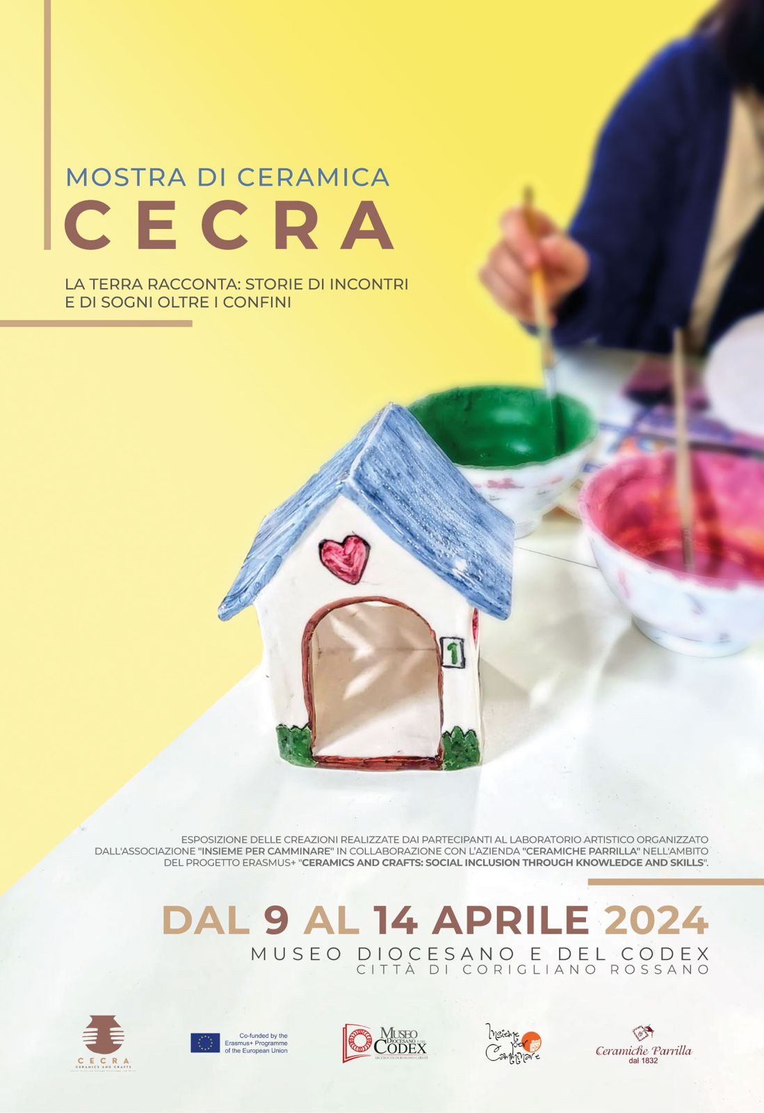 Al via "Cecra", la mostra di ceramica che racconta l'inclusione